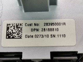 Кнопка управления бортовым компьютером, ориг. номер 283950001R, 28188810, Renault Scenic 2009-2012