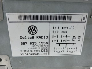 Магнитола, ориг. номер 3B7035195A, Volkswagen Passat 2000-2005
