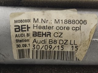 Радиатор отопителя (печки), ориг. номер M1888006, Audi A5 2011-2016
