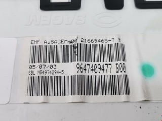 Дисплей, ориг. номер 9647409477, 6155GJ, Citroen C3 2002-2006