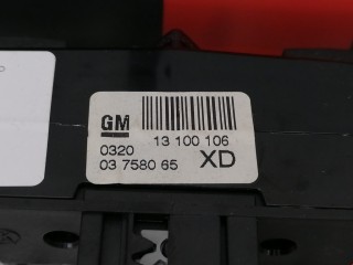 Кнопка аварийной сигнализации, ориг. номер 03758065, 13100106, Opel Astra 1998-2009