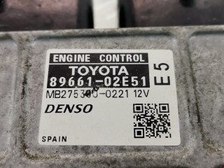 Блок управления двигателем, ориг. номер 8966102E51, 2753000221, Toyota Auris 2006-2010