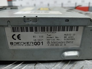 Магнитола, ориг. номер A2038202286, BE6021, Mercedes C W203 2000-2004