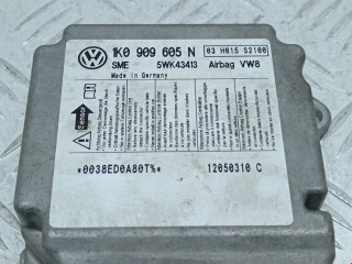 Блок AirBag, ориг. номер 1K0909605N, 5WK43413, Volkswagen Golf Plus 2005-2009