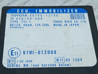 Иммобилайзер, ориг. номер 89780-12140, 626149000, Toyota Corolla 1999-2002