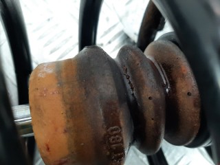 Стойка передняя левая, ориг. номер 4B0412031CA, Audi A6 1997-2001