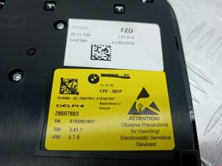 Фонарь салона (плафон), ориг. номер 28697803, 61319875355, BMW X3 G01 2017-2021