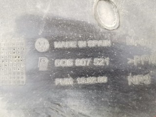 Бампер задний, ориг. номер 6Q6807417, 6Q6807521, Volkswagen Polo 2005-2009