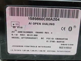 Блок управления телефоном, ориг. номер CB2BART06, 1589860, Mitsubishi L200 2006-2011