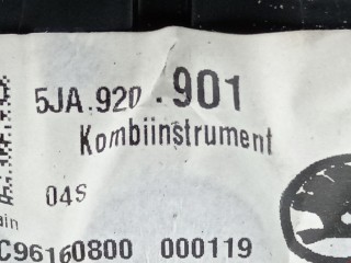 Щиток приборов (приборная панель), ориг. номер 5JA920901, A2C96160800, Skoda Rapid 2012-2017