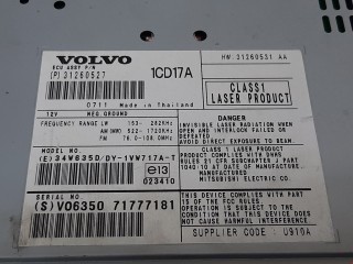 Магнитола, ориг. номер 31260527, 34W635D, Volvo C30 2006-2009