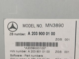 Магнитола, ориг. номер A2039000100, MN3890, Mercedes CLC 2008-2011