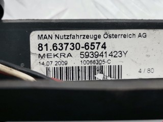 Зеркало бордюрное, ориг. номер 81637306574, 593941423Y, MAN TGL 2005-2026