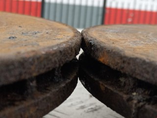 Диск тормозной передний, ориг. номер 701615301D, Volkswagen Transporter 1990-2003