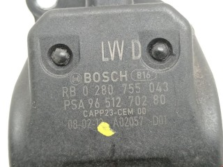 Педаль газа, ориг. номер 1601V6, 0280755043, Peugeot 308 2007-2011