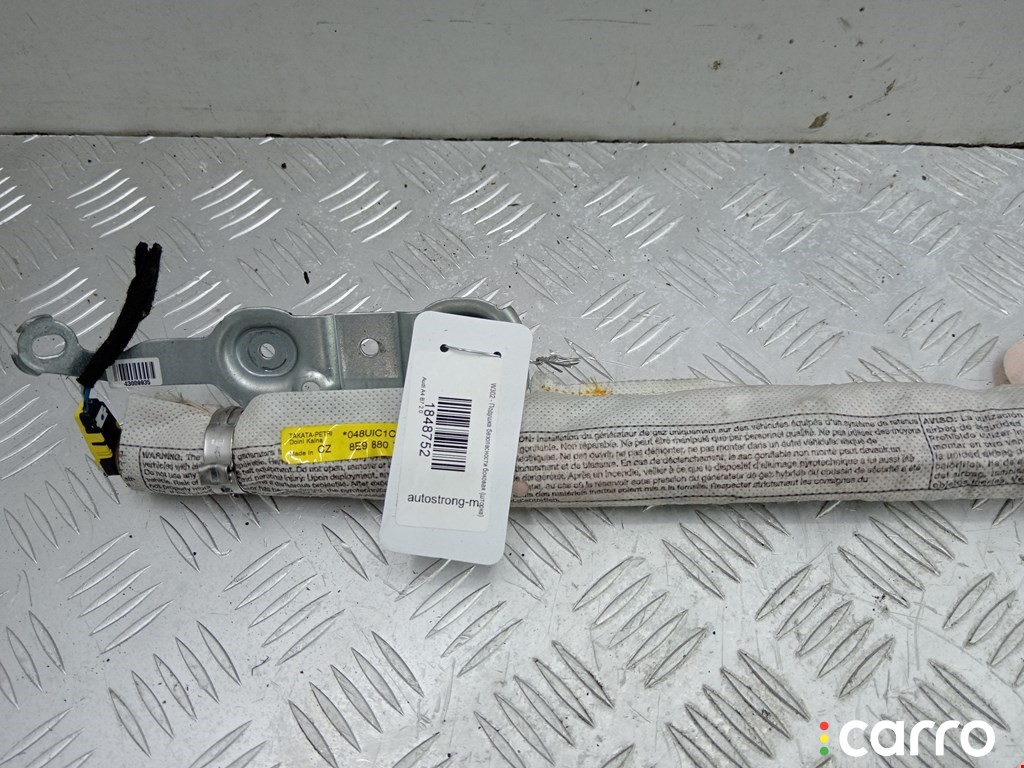 Подушка безопасности боковая (шторка) Audi A4 2004-2009, универсал, левый руль, 8E9955407C, фото 2