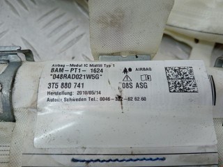 Подушка безопасности боковая (шторка), ориг. номер 3T5880741, Skoda Superb 2008-2013