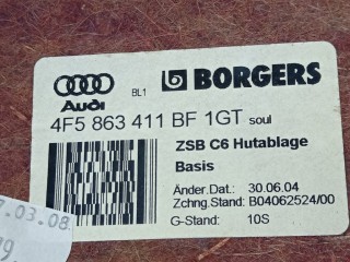 Шторка багажника, ориг. номер 4F5863411BF, Audi A6 2004-2008