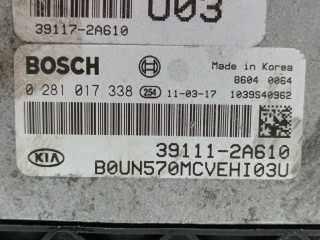 Блок управления двигателем, ориг. номер 391112A610, 0281017338, Kia Carens 2006-2012