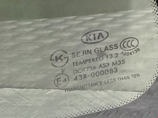 Стекло кузовное боковое левое, ориг. номер 878101D020, Kia Carens 2006-2012