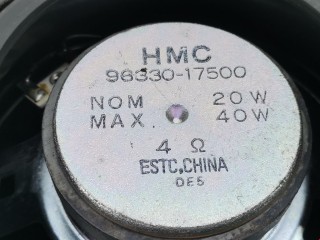 Динамик, ориг. номер 9633017500, Hyundai Matrix 2005-2008