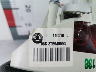 Фонарь крышки багажника левый, ориг. номер 3T5945093, 3T5945107, Skoda Superb 2008-2013