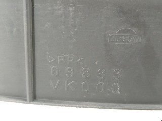 Защита арок передняя левая (подкрылок), ориг. номер 63833VK000, Nissan Navara 2001-2007