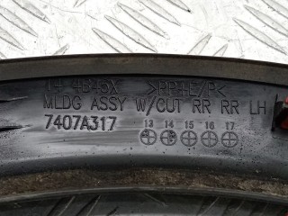 Молдинг бампера заднего, ориг. номер 7407A317, Mitsubishi Outlander 2012-2015