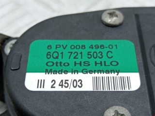 Педаль газа, ориг. номер 6Q1721503F, 6PV00849601, Skoda Fabia 1999-2004