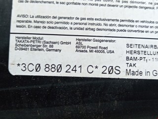 Подушка безопасности боковая (в сиденье), ориг. номер 3C0880241, Volkswagen Passat 2005-2010