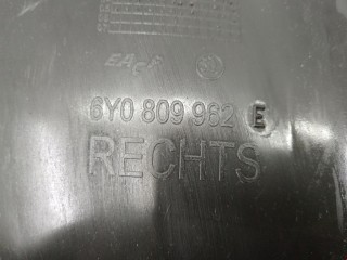Защита арок передняя правая (подкрылок), ориг. номер 6Y0809962E, 6Y0809958E, Skoda Fabia 2004-2007
