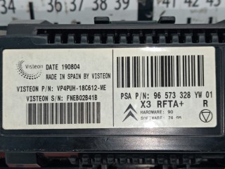 Блок управления печки/климат-контроля, ориг. номер 6451RQ, VP4PUH18C612ME, Citroen C5 2000-2004
