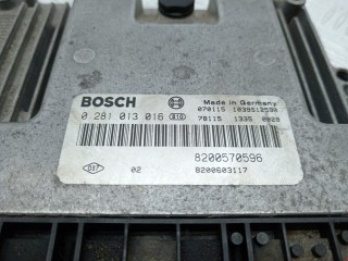 Блок управления двигателем, ориг. номер 8200570596, 0281013016, Renault Espace 2006-2012