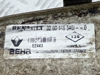 Интеркулер, ориг. номер 8200115540, 8200700172, Renault Megane 2002-2006