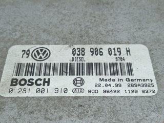 Блок управления двигателем, ориг. номер 0281001910, 038906019H, Volkswagen Bora 1998-2005