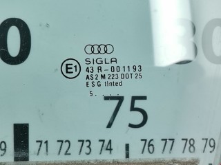 Стекло двери передней левой, ориг. номер 8D0845201, Audi A4 1994-1997
