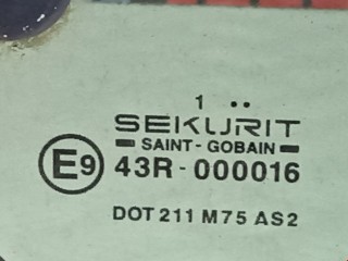 Стекло кузовное боковое левое, ориг. номер 7207883, 8569W5, Citroen Berlingo 1996-2003