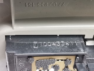 Фонарь салона (плафон), ориг. номер 7700434582, 7700433411, Renault Scenic 1999-2003