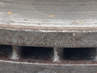 Диск тормозной передний, ориг. номер 4B0615301B, Volkswagen Passat 2000-2005