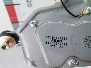 Моторчик заднего стеклоочистителя (дворника), ориг. номер G21B67450A, 8496000042, Mazda 6 2002-2005