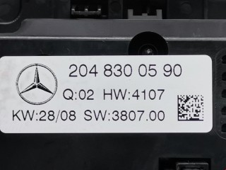 Блок управления печки/климат-контроля, ориг. номер A2048300590, 2048300590, Mercedes C W204 2007-2011