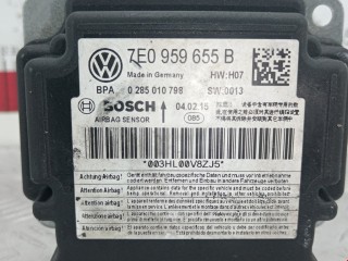 Блок AirBag, ориг. номер 7E0959655B, 0285010798, Volkswagen Transporter 2009-2015