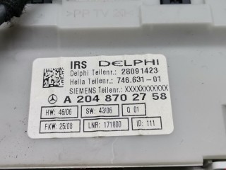Фонарь салона (плафон), ориг. номер A2048702758, 28091423, Mercedes C W204 2007-2011