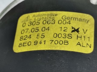 Фара противотуманная правая, ориг. номер 8E0941700B, 0305063004, Audi A4 2000-2006