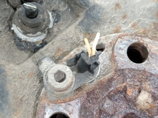 Ступица задняя левая, ориг. номер 6Q0609617, Volkswagen Polo 2001-2005