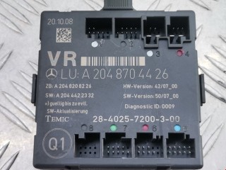 Блок комфорта, ориг. номер A2048704426, Mercedes C W204 2007-2011