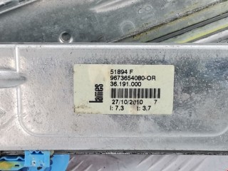 Стеклоподъемник передний правый, ориг. номер 9222FY, 9673654080, Citroen C3 Picasso 2008-2012