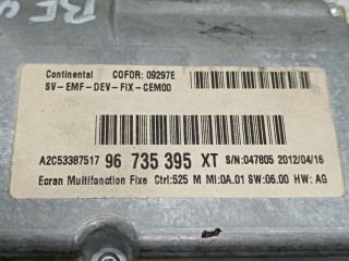 Дисплей, ориг. номер 659376, 96735395XT, Peugeot 207 2009-2013