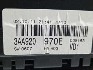 Щиток приборов (приборная панель), ориг. номер 3AA920970E, A2C53439630, Volkswagen Passat 2011-2015