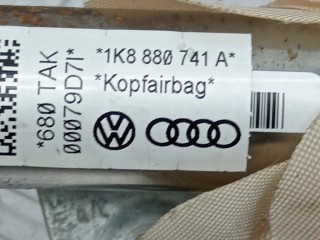 Подушка безопасности боковая (шторка), ориг. номер 1K8880741A, Volkswagen Scirocco 2008-2014